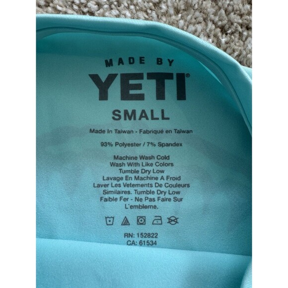 YETI Sharks Up Sunshirt Size Small – UPF Sun Protection Fishing Shirt Lightweigh - Picture 3 of 7